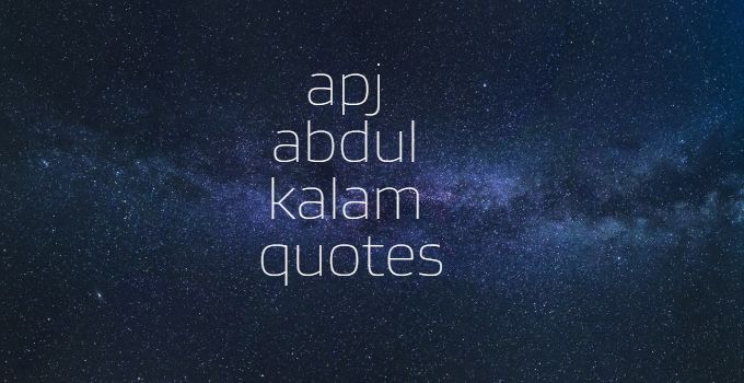 apj abdul kalam quotes